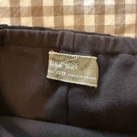 Free People My Little Micro Mini Cotton Linen Skort - Picture 4 of 6